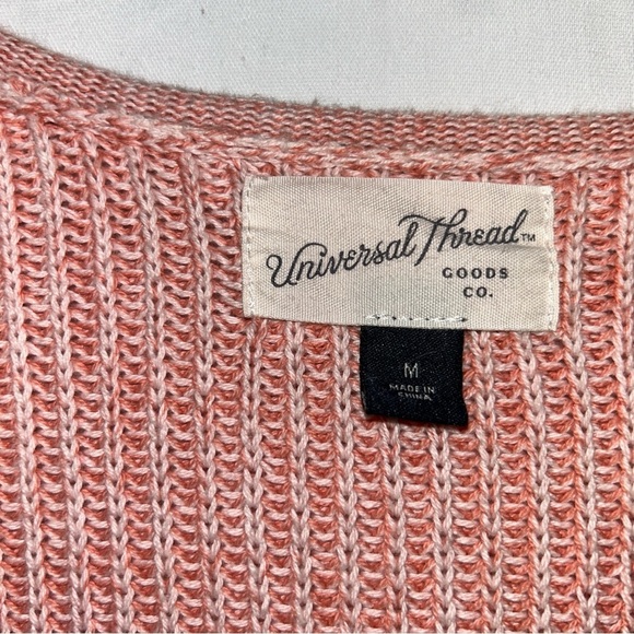 Universal Thread Coral Cardigan Women’s Medium - Picture 5 of 8